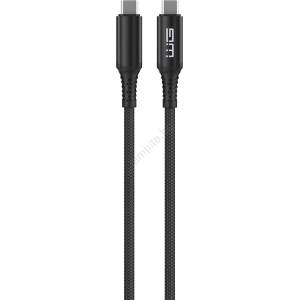 WINNER GROUP-WG - USB кабел USB-C / USB-C 240W 1m черен (WN0021)