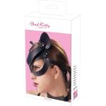 Bad Kitty - маска за лице котка - изкуствена кожа, стразове, черна, S-L