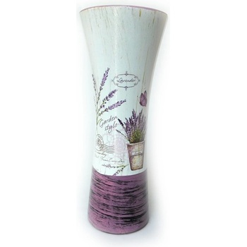 Váza s dekorom Levanduľa 29cm