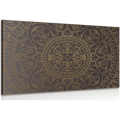 Obraz orientální zlatý ornament - 90x60