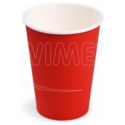 Wimex Papierový pohár FSC Mix červený O74mm 240ml