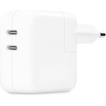 Apple 35W Dual USB-C Power Adapter - оригинално захранване с 2хUSB-C за MacBook, iPhone, iPad и устройства с USB-C порт (ритейл опаковка)