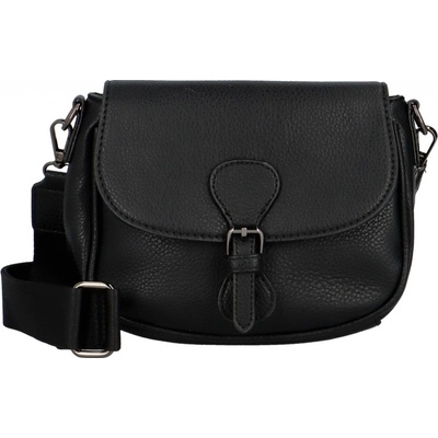 Trendy dámská koženková crossbody kabelka Bindi černá