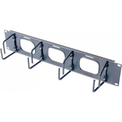 Horizon APC 2U tal Cable Organizer w/ Pass-Thru Black