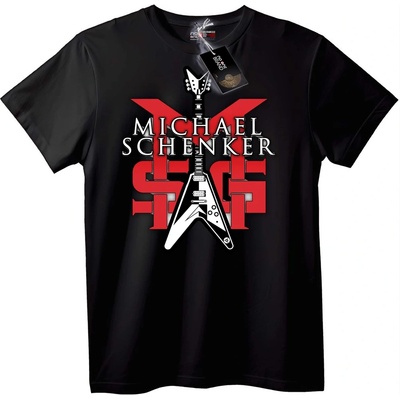 NOONEBRAND Тениска Michael Schenker MSG Китара - 3XL, Black