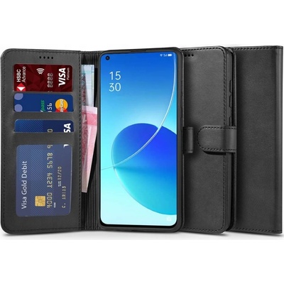 Púzdro TECH-PROTECT WALLET OPPO RENO 6 5G čierne