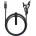 Nomad Kevlar USB-A to Universal Cable - здрав кевларен кабел за устройства с Lightning, microUSB и USB-C порт (150 см) (черен)