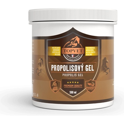 Topvet Propolisový gél pre kone 500 ml