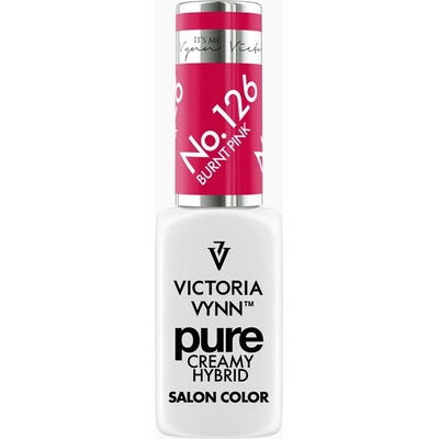 VICTORIA VYNN Hybridní gel lak PURE CREAMY HYBRID 126 Burnt Pink 8 ml