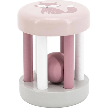Viga Toys Дървена играчка Viga Toys PolarB - Дрънкалка, розова (44021-розов)