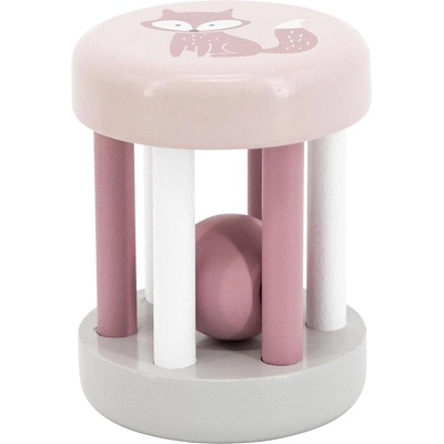 Viga Toys Дървена играчка Viga Toys PolarB - Дрънкалка, розова (44021-розов)