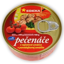 Sokra Pečenáče v rajčatové omáčce 240g