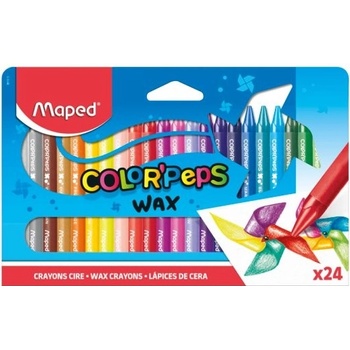 MAPED Voskovky "Color Peps" Wax 24ks