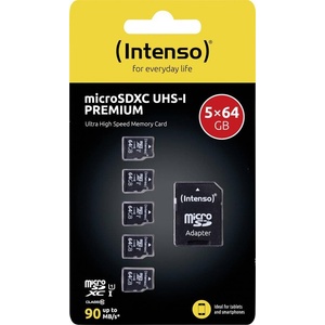 Intenso microSD 64GB 5-Pack (3423595)