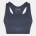 USA Pro UP Seamless Crop Sports Bra - Shark Grey
