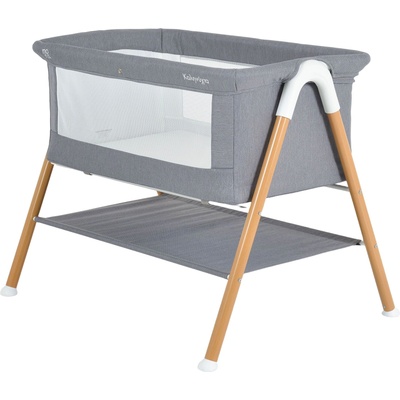 Moni Бебешко легло Moni - Kalinihta, Premium, сиво (111030)