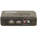 Edimax EK-UAK2 KVM přepínač, 2 porty, USB, desktop + 2x KVM kabel