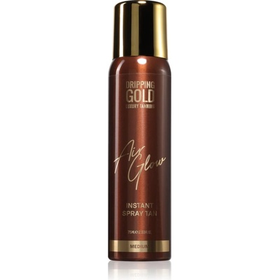 Dripping Gold Air Glow Instant Spray Tan автобронзиращ спрей цвят Medium 75ml