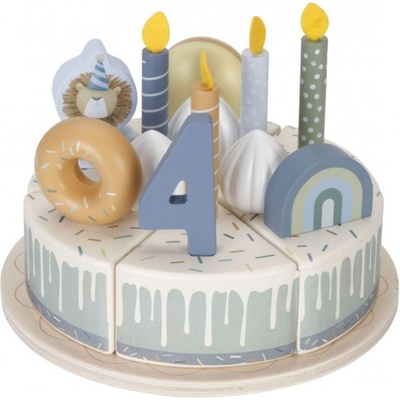 Little Dutch Narozeninový dort 26 dílů Blue