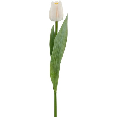 Umělý tulipán výška 35 cm Gasper - bílý