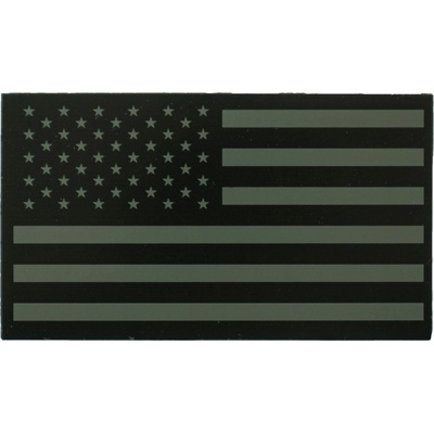 MILITARY RANGE Nášivka IFF IR vlajka USA VELCRO OLIV