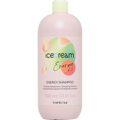 Inebrya Ice Cream Energy obnovujúci šampón na slabé a jemné vlasy 1000 ml
