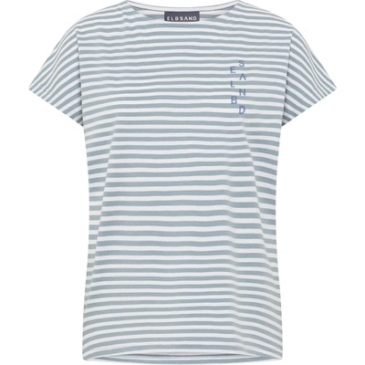 ELBSAND Дамска тениска Elbsand Women's Selma T-shirt - Seaweed / Bright White - размер XS (916-4722-1111)