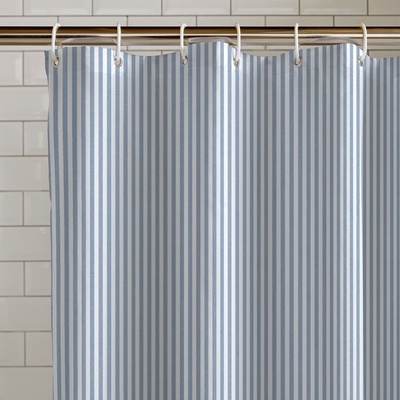 Catherine Lansfield Завеса за душ 180x180 cm Timeless Stripe - Catherine Lansfield (BR/57778/W/SCT/BL)