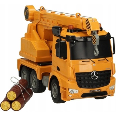 Jamara Mercedes-Benz Arocs CRANE 4WD autožeriav licencované funkčné žeriav zvuk LED RTR 1:20