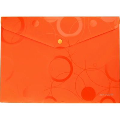 Obálka plastová s drukem Neo Colori A4 oranžová