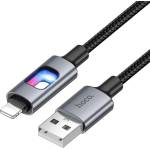hoco. iPhone 5 / iPod touch 5 / 5S HOCO U144 кабел за данни USB - Lightning, 120 см, ЧЕРЕН (U144_B)