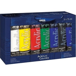 Kreul 28260 Комплект акрилни бои 6 x 75 ml (28260)