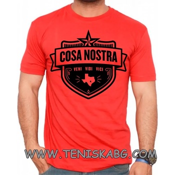 Image 1 of Fruit of the Loom Тениска със щампа - Cosa Nostra 1