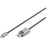 ASSMANN UHD 8K 30 Hz двупосочен кабел 1.4 DisplayPort - USB Type-C, 1 м, DB-300334-010-S (DB-300334-010-S)