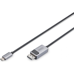 ASSMANN UHD 8K 30 Hz двупосочен кабел 1.4 DisplayPort - USB Type-C, 1 м, DB-300334-010-S (DB-300334-010-S)