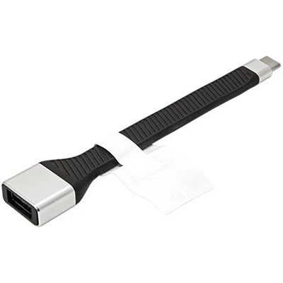 Roline 11.02.9016 USB 10Gbps (3.2 gen 2), USB C(M) - USB3.0 A(F), silikonový, 11cm, černý