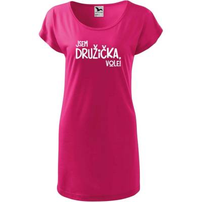 Dobrý triko tričko šaty Jsem družička, vole! purpurová