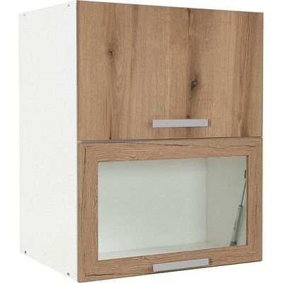 Matis Кухненски шкаф горен с две повдигащи врати in vh60 дъб артизан