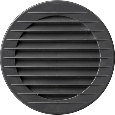 AirRoxy AOZc 100 mm s mřížkou grafit černá
