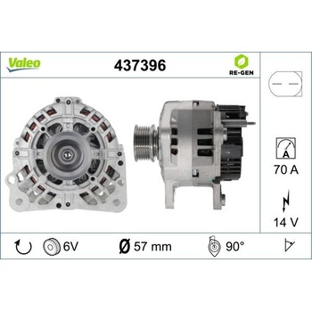 Generátor VALEO 437396