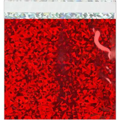 Holografické fóliové obálky - 162 x 114 mm (C6) - Holografická červená