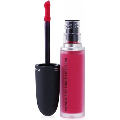 MAC Cosmetics Powder Kiss Liquid Lipcolour matný tekutý rúž Billion $ Smile 5 ml