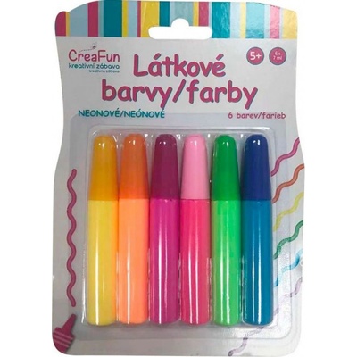 Látkové barvy sada neon 6 42 ml