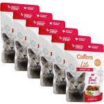 Calibra Cat Life Възрастен говеждо в сос 6 x 85 г