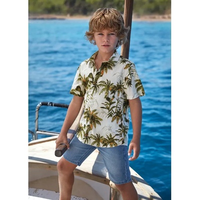 Mayoral Бермуди soft изпран denim 5джоба за момче Mayoral