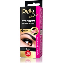 Delia Henna profesionální barva na obočí a řasy krém Black 15 ml