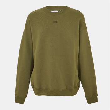 Off White Блуза Off White Men's Skate Relaxed Fit Crew Sweatshirt - Moss/Black