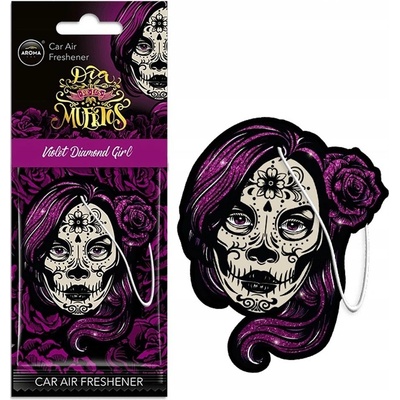 Aroma Car DIA DE LOS MUERTOS Violet Girl Spicy Delight