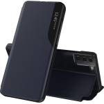 Techsuit Калъф за Samsung Galaxy S21 FE - eFold Series - Dark Blue