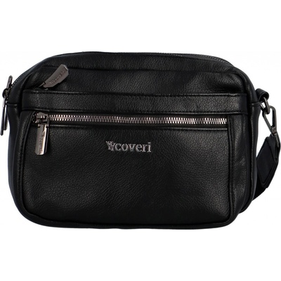 Trendy dámská koženková malá crossbody Gloria černá